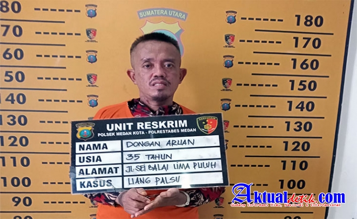 Polsek Medan Kota Mengamankan Seorang Pelaku Peredaran Uang Palsu
