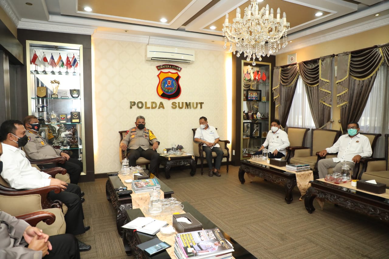 Kapolda Sumut Terima Audiensi Dari Persatuan Wartawan Indonesia Provinsi Sumut