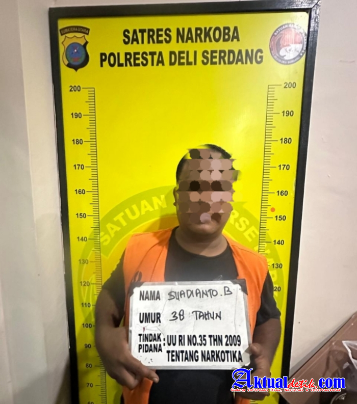 Satres Narkoba Polresta Deli Serdang Ringkus Pelaku Narkotika Jenis Sabu
