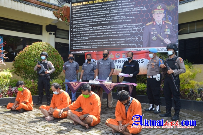 Puluhan Paket Klip Shabu Disita, Empat Orang Penyalahguna Narkoba Ditangkap Sat Narkoba