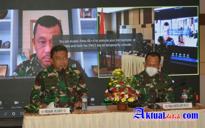 Rakor Rentinkon Kotamaops TNI, Pangdam Ingatkan Kesiapan Langkah Antisipasi
