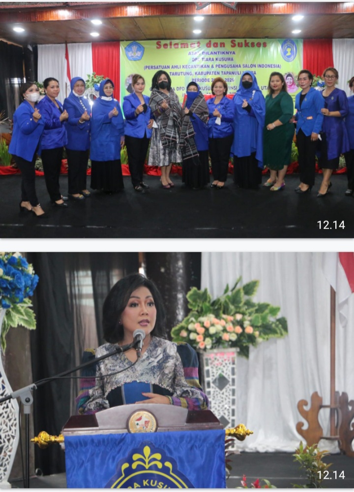 Ketua Dekranasda Taput harap DPC Tiara Kusuma Mampu Tingkatkan Pelayanan Turut Dukung Pariwisata