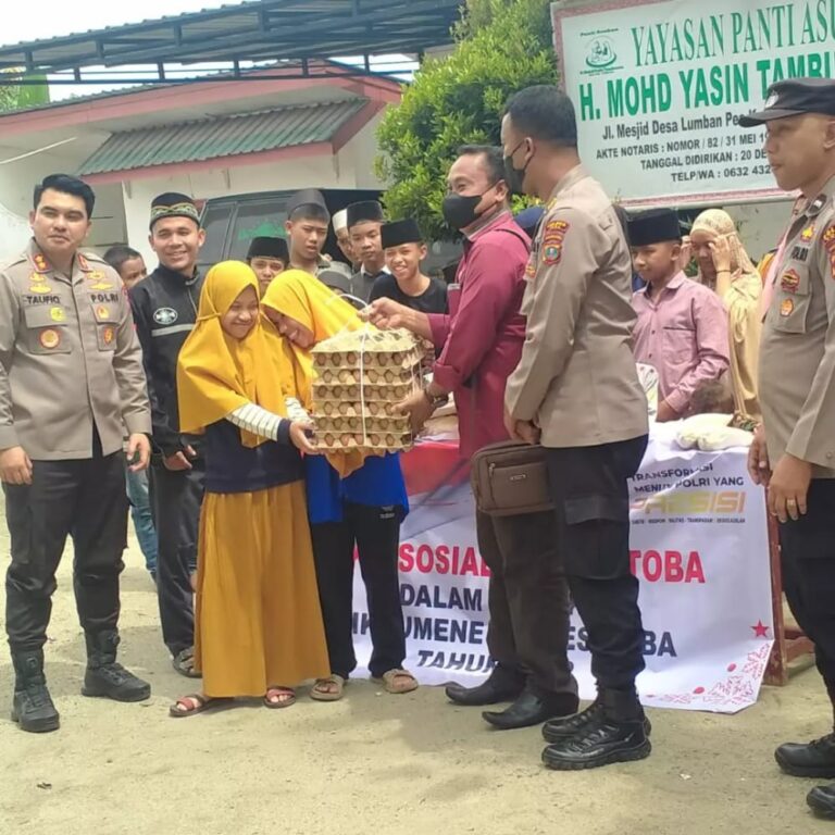 Kapolres Toba Laksanakan Giat Bhakti Sosial di Dua Pantai Asuhan