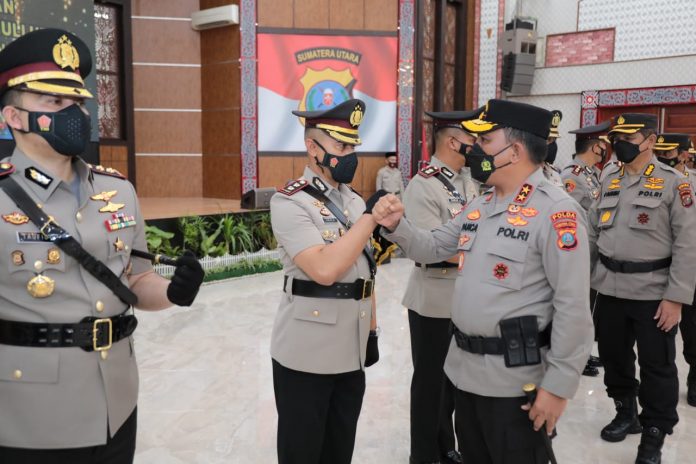8Kapolda Sumut Lantik 5 Kapolres