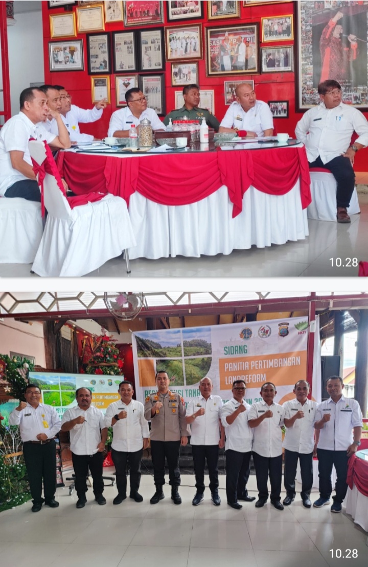 Bupati Tapanuli Utara Pimpin Sidang Panitia Pertimbangan Landreform