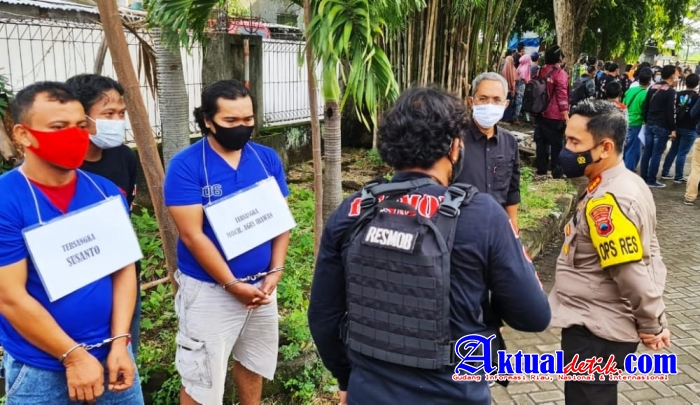 Polrestabes Semarang Bekuk Otak Perampokan Uang Setengah Miliar