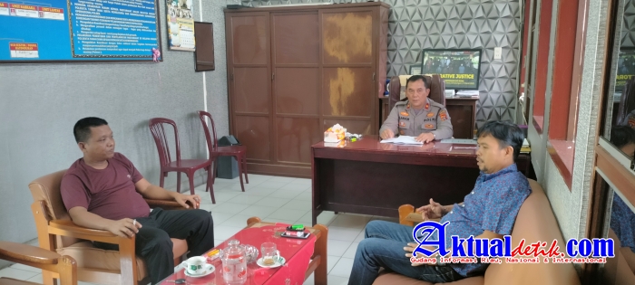 Iptu JW Saragi Bantah Backup Perjudian Dihadapan Kapolsek Tanah Jawa