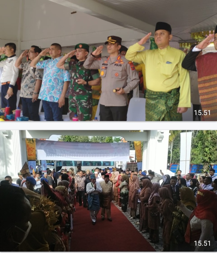 Kapolresta Deli Serdang Hadiri Upacara Hari Guru Nasional Ke 77 Tahun 2022 Di Alun-Alun Deli Serdang