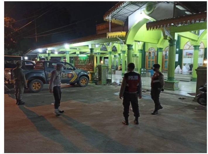 Polresta Deli Serdang Laksanakan Pengamanan Sholat Tarawih