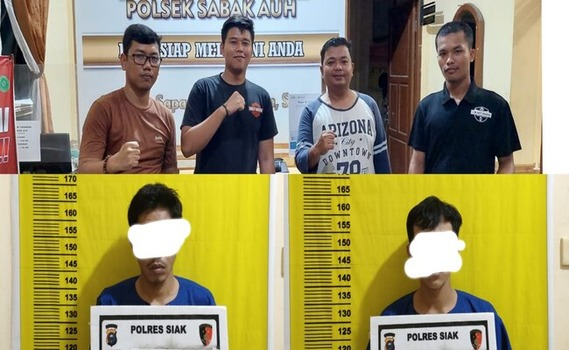Polsek Sabak Auh Ringkus Dua Pelaku Curanmor
