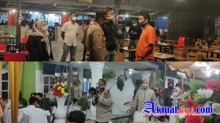 Kapolsek Padang Hilir Melaksanakan Operasi Yustisi Guna Mempersempit Penyebaran Covid 19