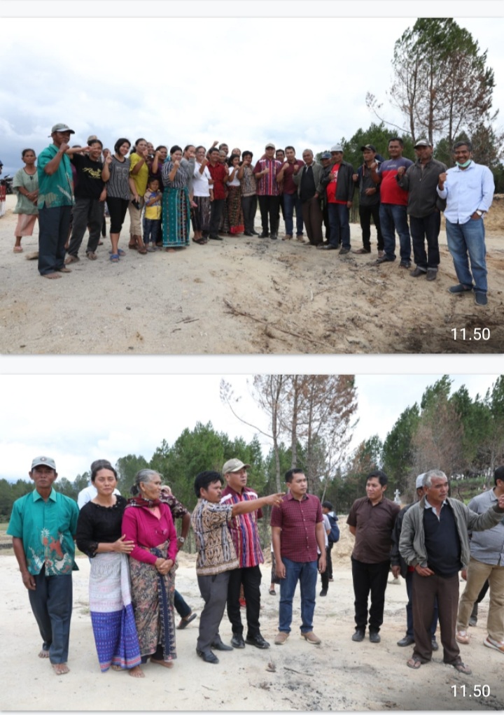 Bupati Taput Tinjau Pembukaan Jalan Sepanjang 3,7 KM