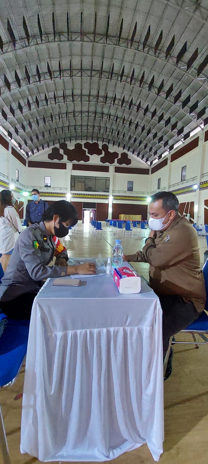 Polda Sumut Gelar Vaksinasi Booster kerjasama Gojek dan Poltekpar