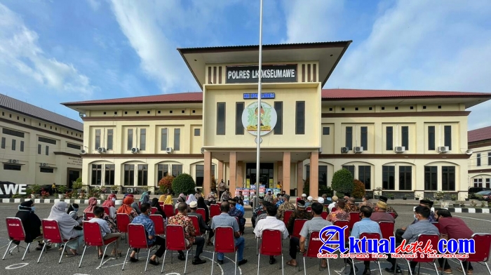 Silaturrahmi dengan Para Purnawirawan, Kapolres Lhokseumawe : Kita Adalah Keluarga Besar Polri