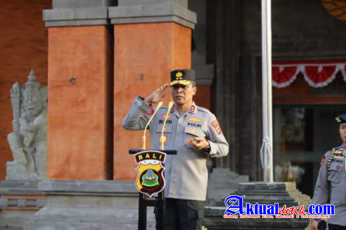 Apel Pagi Kapolda Bali Nyatakan Perang Pada Narkoba