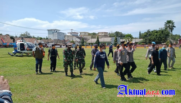 Danrem 045/Gaya Tinjau Posko dan Rumah Karantina Kecamatan Jebus