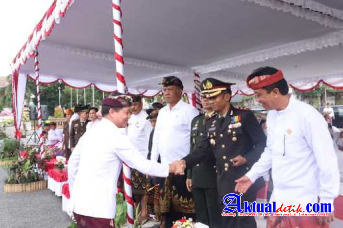 Kapolres Klungkung Hadiri Upacara Hari Lahirnya Pancasila Tahun 2023