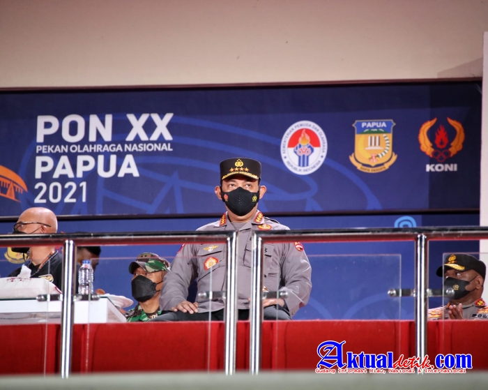 Tinjau Kesiapan Pembukaan PON ke XX Papua, Kapolri Pastikan Pengamanan Berjalan Dengan Baik