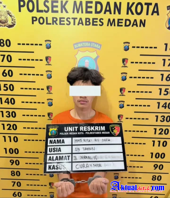 Unit Reskrim Polsek Medan Kota Berhasil Meringkus Salah Satu Komplotan Curanmor