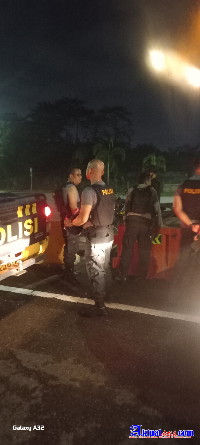 Kapolres Belawan Dihadang Kelompok Pemuda Bersenjata Di Jalan Tol Belmera Usai Antisipasi Tawuran