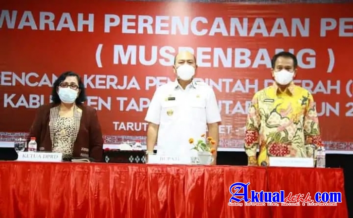 Bupati Taput Pimpin Musrenbang RKPD Kabupaten Taput