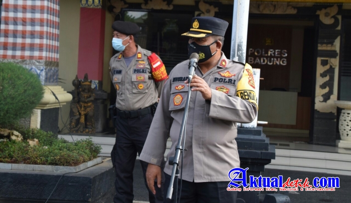 Antisipasi Dalam Unjuk Rasa, Polres Badung Siapkan Satu Kompi Dalmas