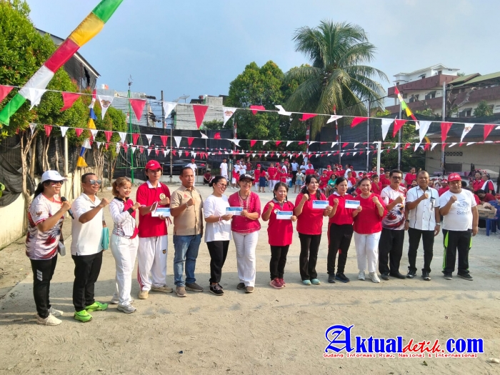 Maruli Siahaan Dukung Semarak HUT Ke 81 RI di HKBP Pardamean
