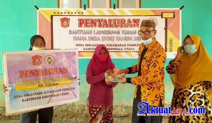 Penyaluran Bantuan Langsung Tunai Dana Desa (BLT-DD) Bulan April Tahun 2021