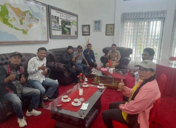 Mitra Pemerintah, Wakil Bupati Terima Audiensi PPDI DPC Kabupaten Humbang Hasundutan