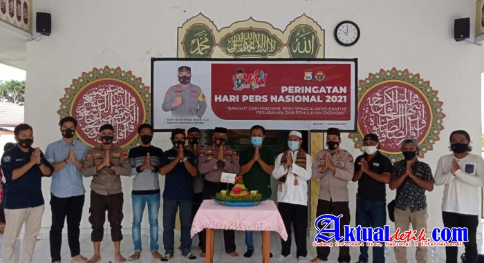 Polres Halsel Memperingati HPN Bersama Insan Pers