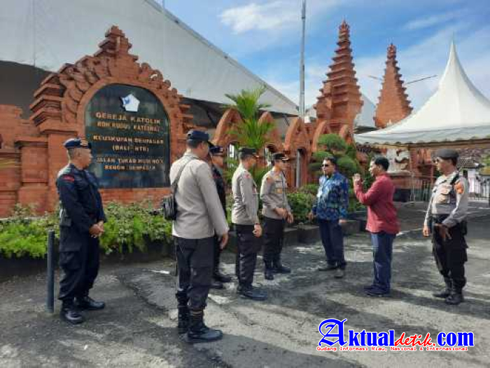 Pastikan Pengamanan Jumat Agung Berjalan Lancar, Kapolresta Denpasar Lakukan Pengecekan