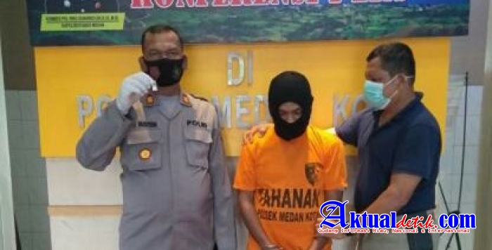 Tekab Reskrim Polsek Medan Kota Ringkus Pecandu Sabu Sabu