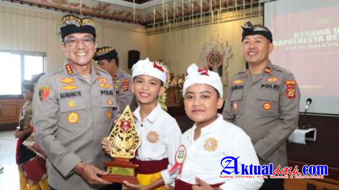 Polresta Denpasar Gelar Lomba Utsawa Dharma Gita Kapolresta Cup 2023