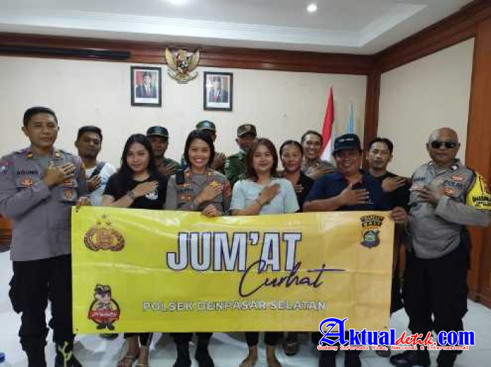 Melalui Jumat Curhat Kapolsek Densel Imbau Masyarakat Untuk Waspada Aksi Kejahatan