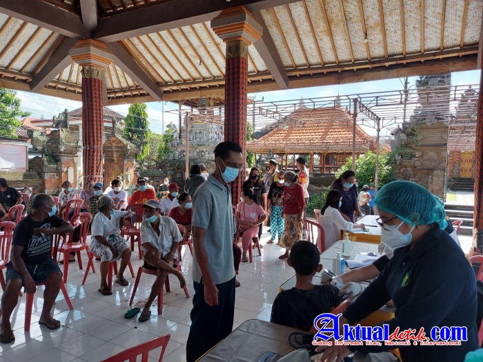 Sembilan Team Dibentuk Polsek Blahbatuh Layani Vaksinasi Serentak dari Sembilan Desa