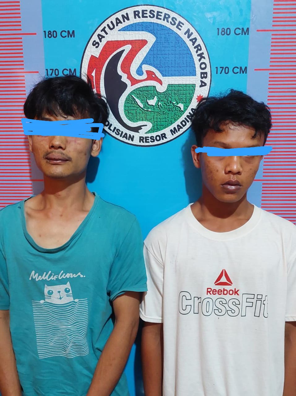 Kamal Dan Fahmi Tak Berkutik, Ketika Di Sergap Dan Diamankan Personil Sat Natkoba Polres Madina