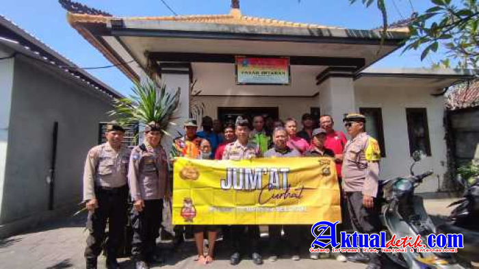 Polsek Densel Gelar Jumat Curhat Tampung Aspirasi dan Masukan Pedagang Pasar Intaran