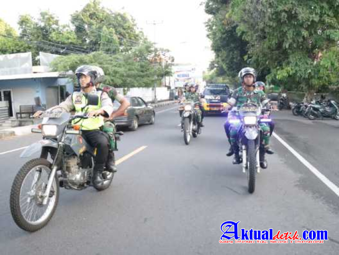 Tim Patroli Gabungan Polres Buleleng Amankan Sholat Ied Hari Raya Idul Fitri 1444 H