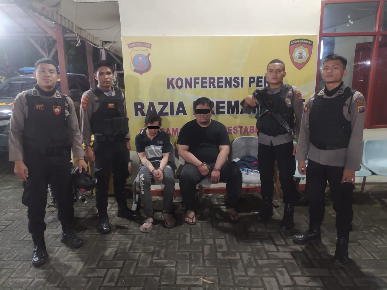 Anggota Sat Samapta Polrestabes Medan Dan BKO Samapta Poldasu, Tangkap Pria Pembawa Narkoba