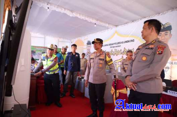 Kapolres Klungkung Menerima Secara Langsung Kunjungan Pamatwil Polda Bali