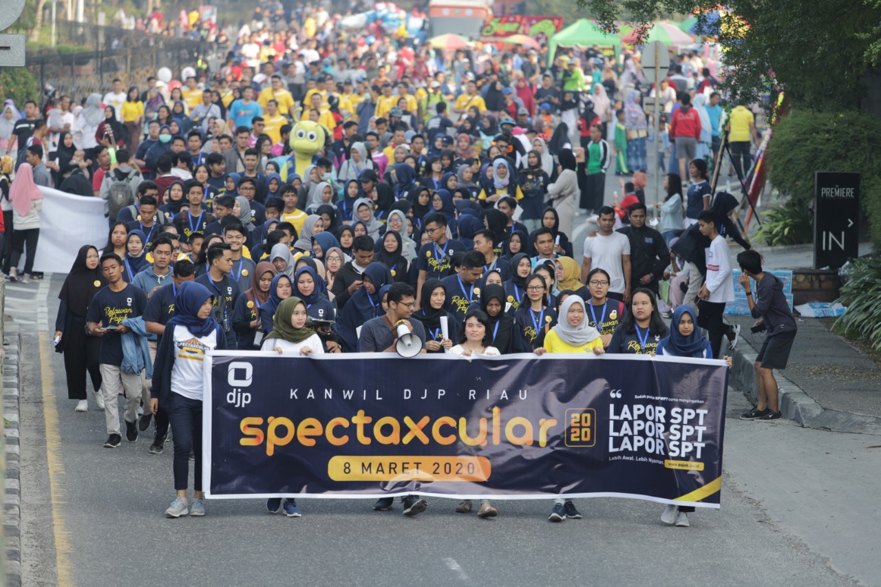 Ingat! Kanwil DJP Riau Adakan Event Spectaxcular Selama Maret