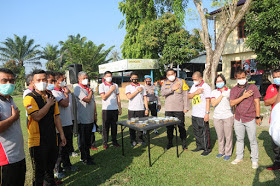 Seluruh Personil Polresta Deli Serdang Melaksanakan Tes Urine Mendadak