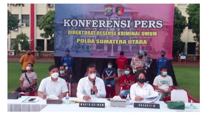 Dit Reserse Krimum Poldasu jelaskan tenggelamnya kapal yang Angkut 86 pekerja migran Indonesia