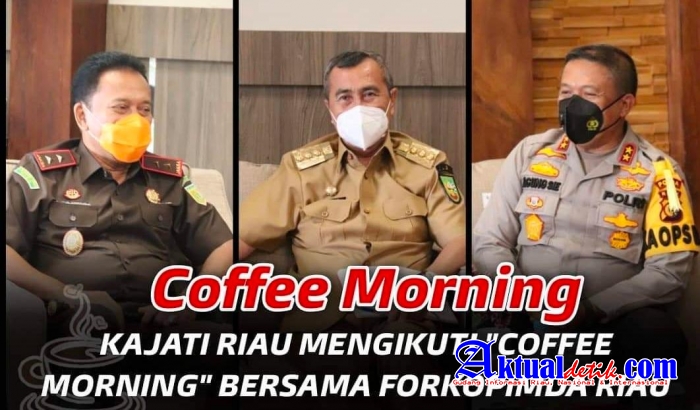 Kapolda Riau Undang Forkopimda Coffe Morning