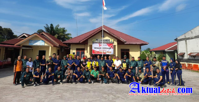 Kapolsek Kandis, Kompol David Ricardo, S.I.K, Dukung Program Pemerintah Turunkan Stunting