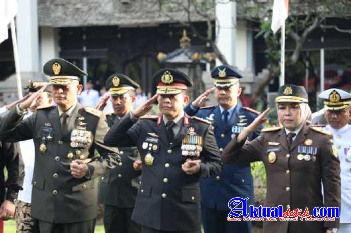 Peringati Hari Lahir Pancasila, Kapolda Bali Ikuti Upacara Di Kantor Gubernur Bali
