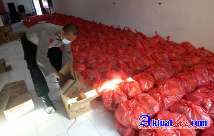 Kapolri Kembali Distribusikan Paket Sembako Ke Polda, Diterima Kapolres Siap Disalurkan