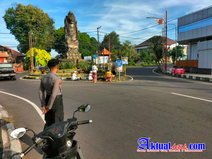 Polres Bangli Pengamanan Perayaan Hari Raya Kuningan