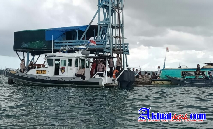 TNI-Polri Gelar Razia Gabungan Di Teluk Kelabat