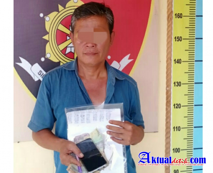 Satreskrim Polsek Serbalawan Ciduk Syamsir Lubis